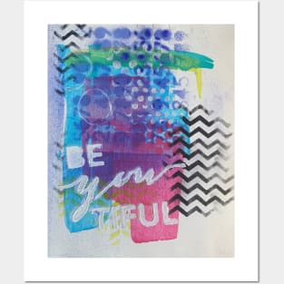 Abstract be you tiful Posters and Art